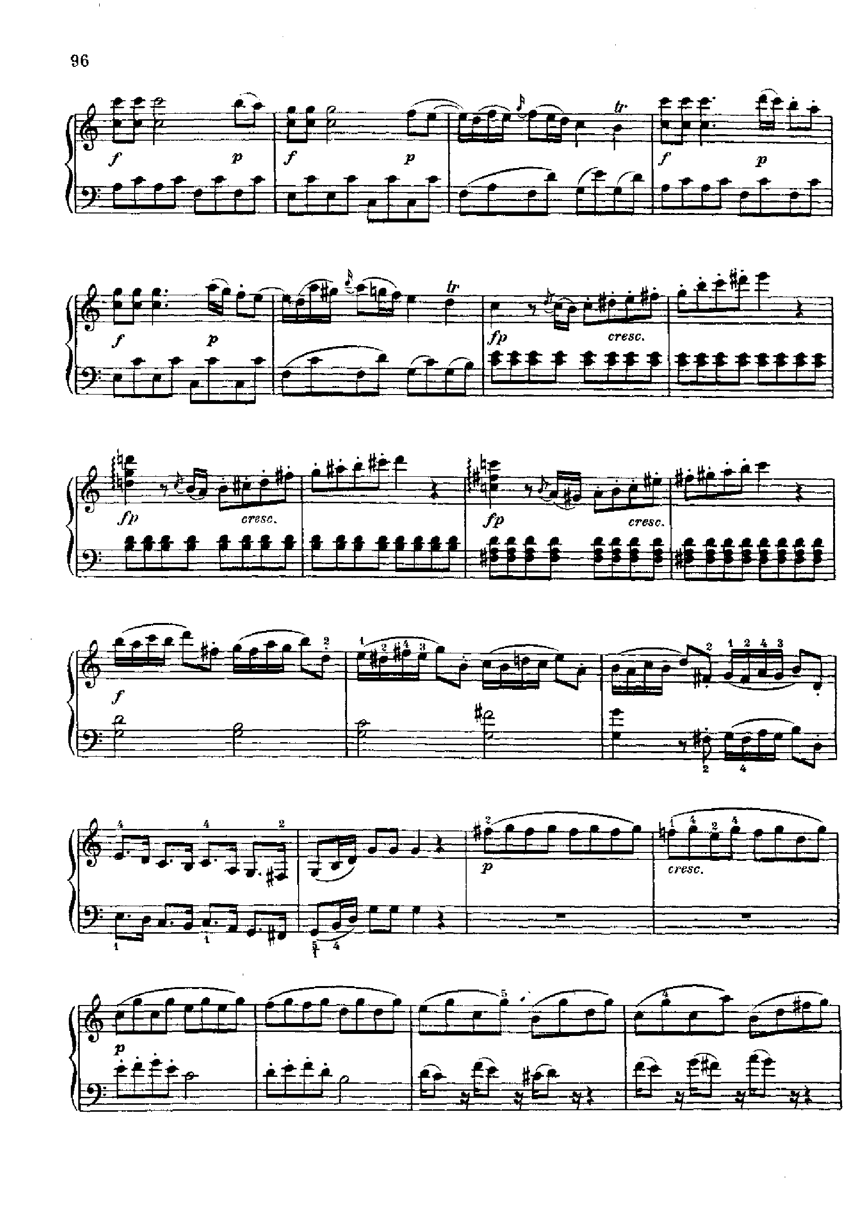 奏鸣曲Nr.309 键盘类 钢琴钢琴曲谱（图5）