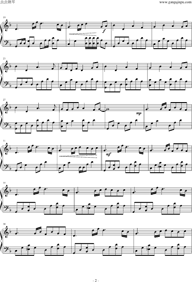 中国话钢琴曲谱（图3）