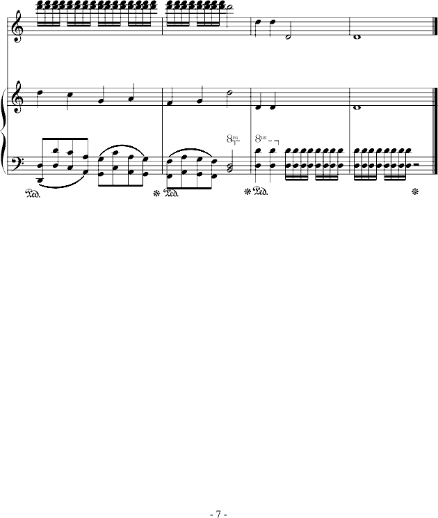 赛马钢琴曲谱（图7）