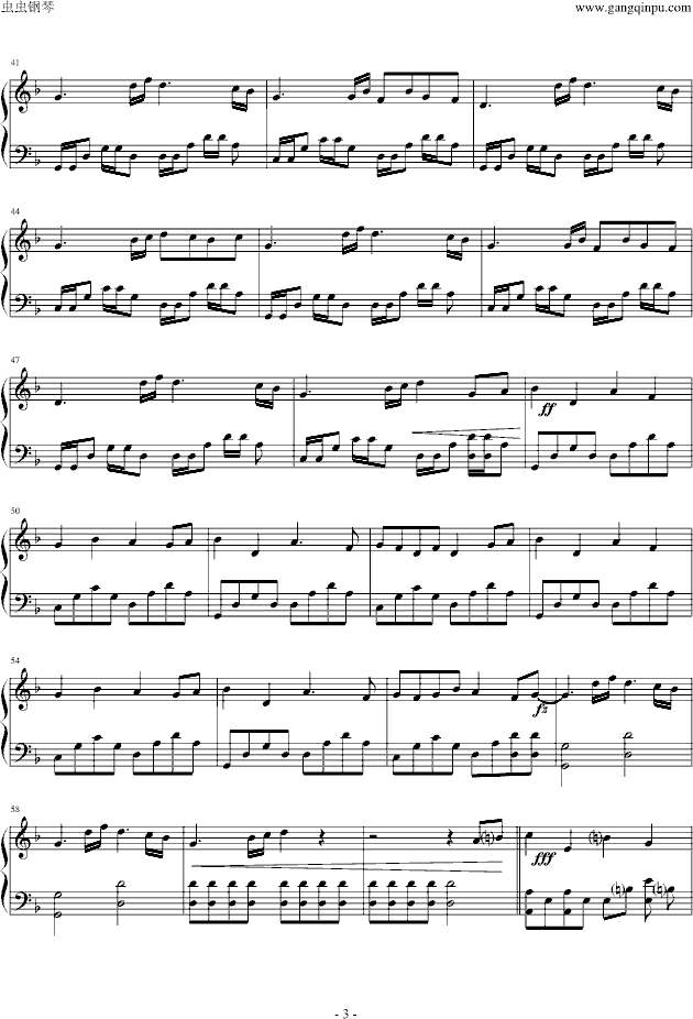 中国话钢琴曲谱（图2）