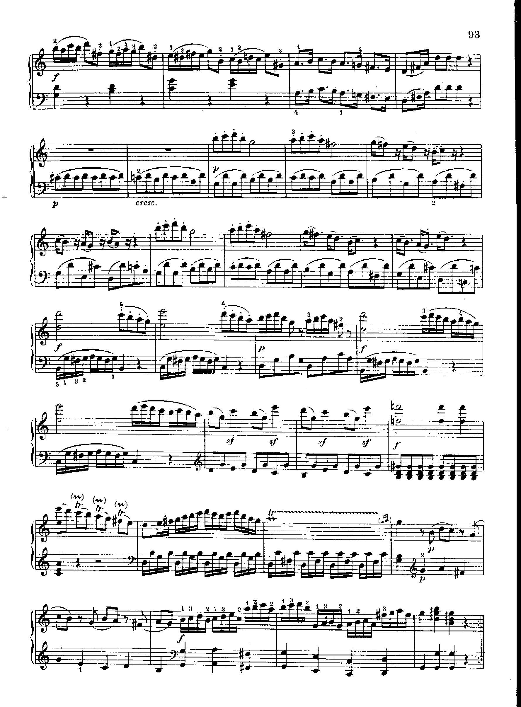 奏鸣曲Nr.309 键盘类 钢琴钢琴曲谱（图2）