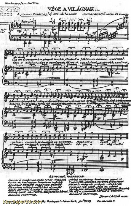 黑色星期天钢琴曲谱（图1）