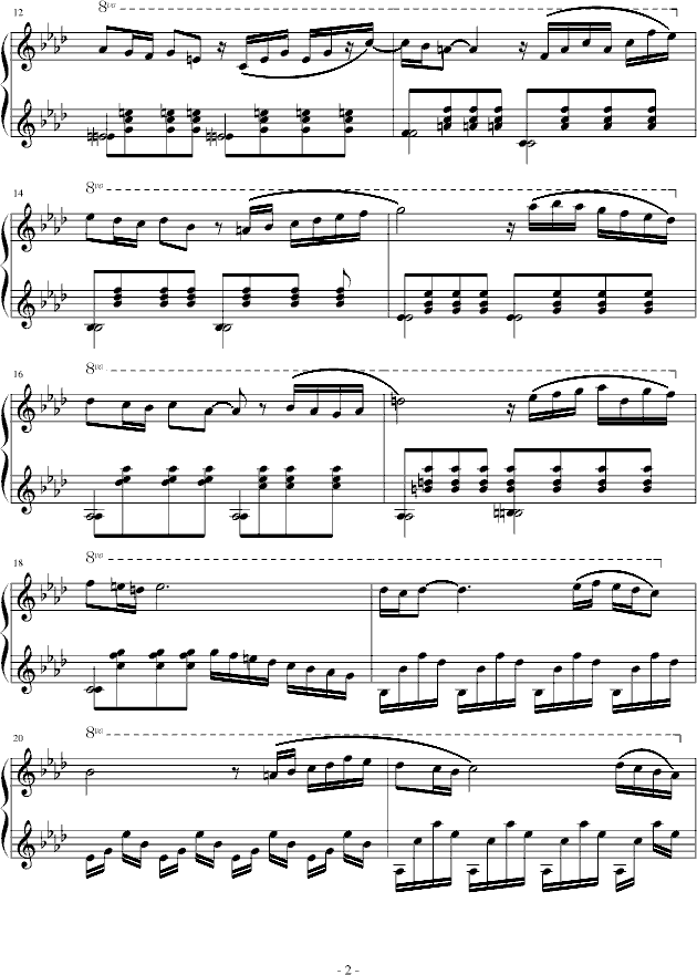 双童声协奏曲钢琴曲谱（图2）
