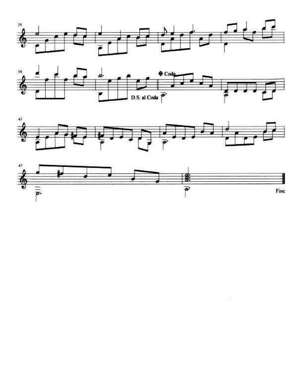 滚滚红尘独奏谱（五线谱）钢琴曲谱（图2）