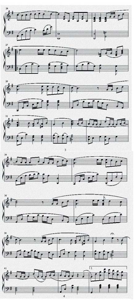 一秒的安慰钢琴曲谱（图3）