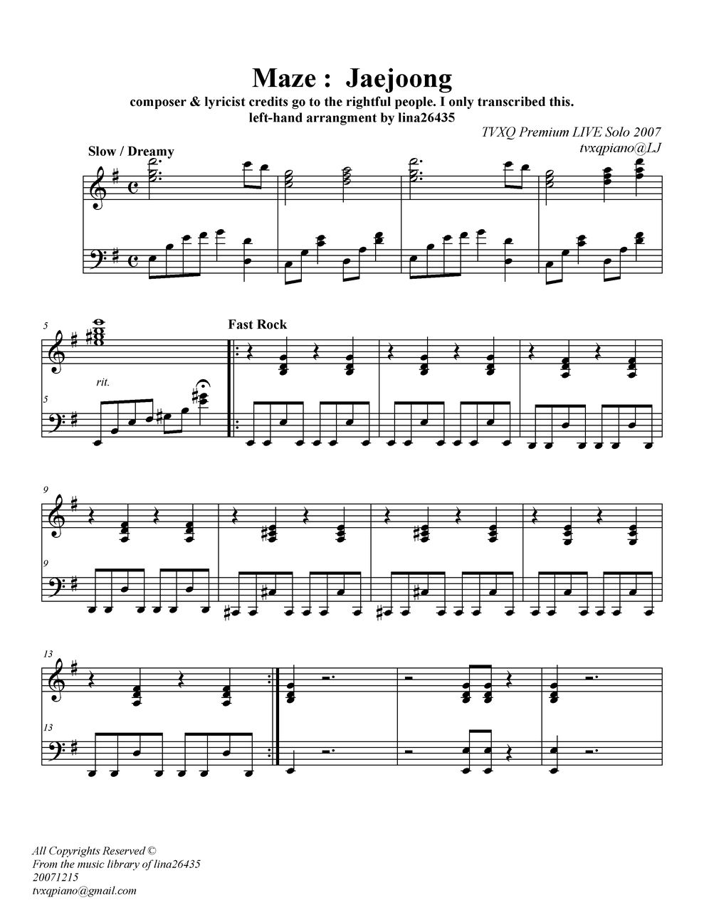 Maze钢琴曲谱（图6）