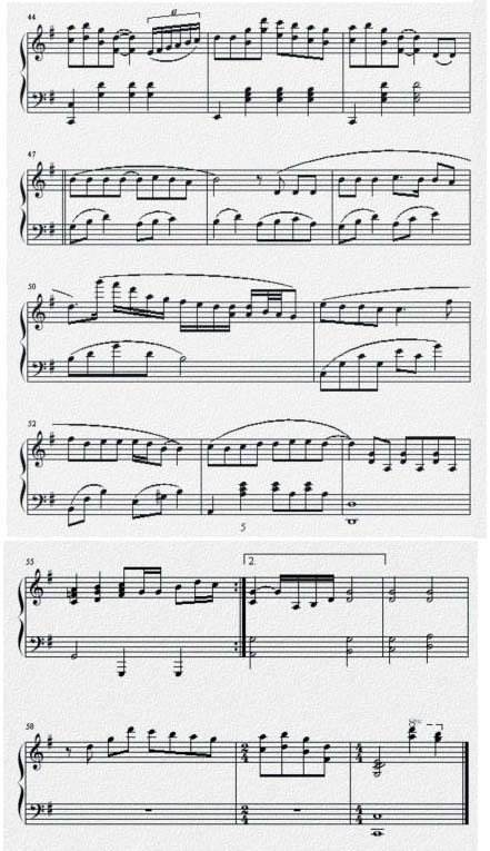 一秒的安慰钢琴曲谱（图2）