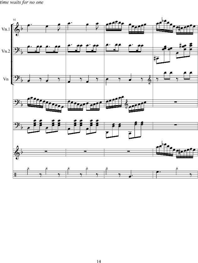 旋转的时间钢琴曲谱（图14）