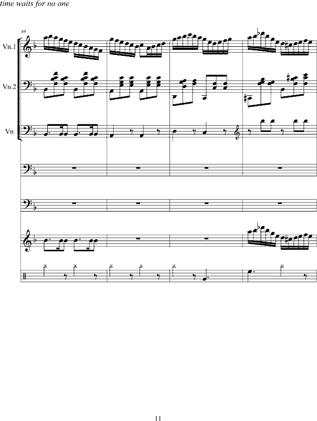 旋转的时间钢琴曲谱（图11）