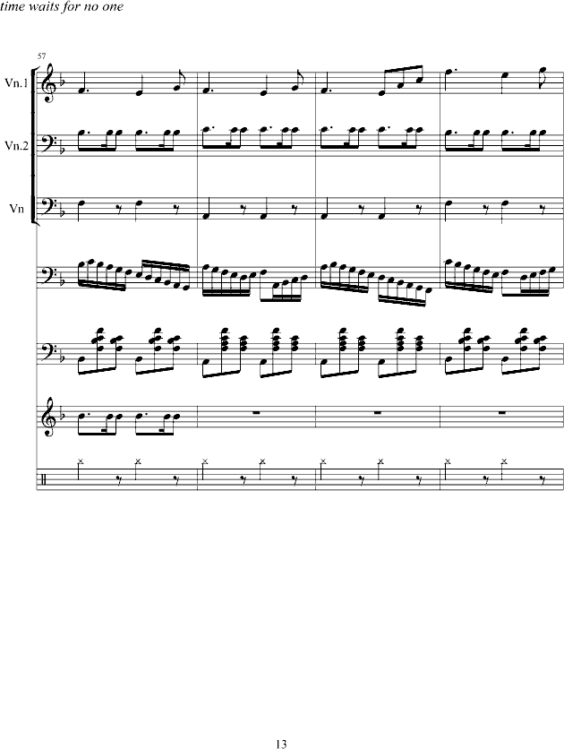 旋转的时间钢琴曲谱（图13）
