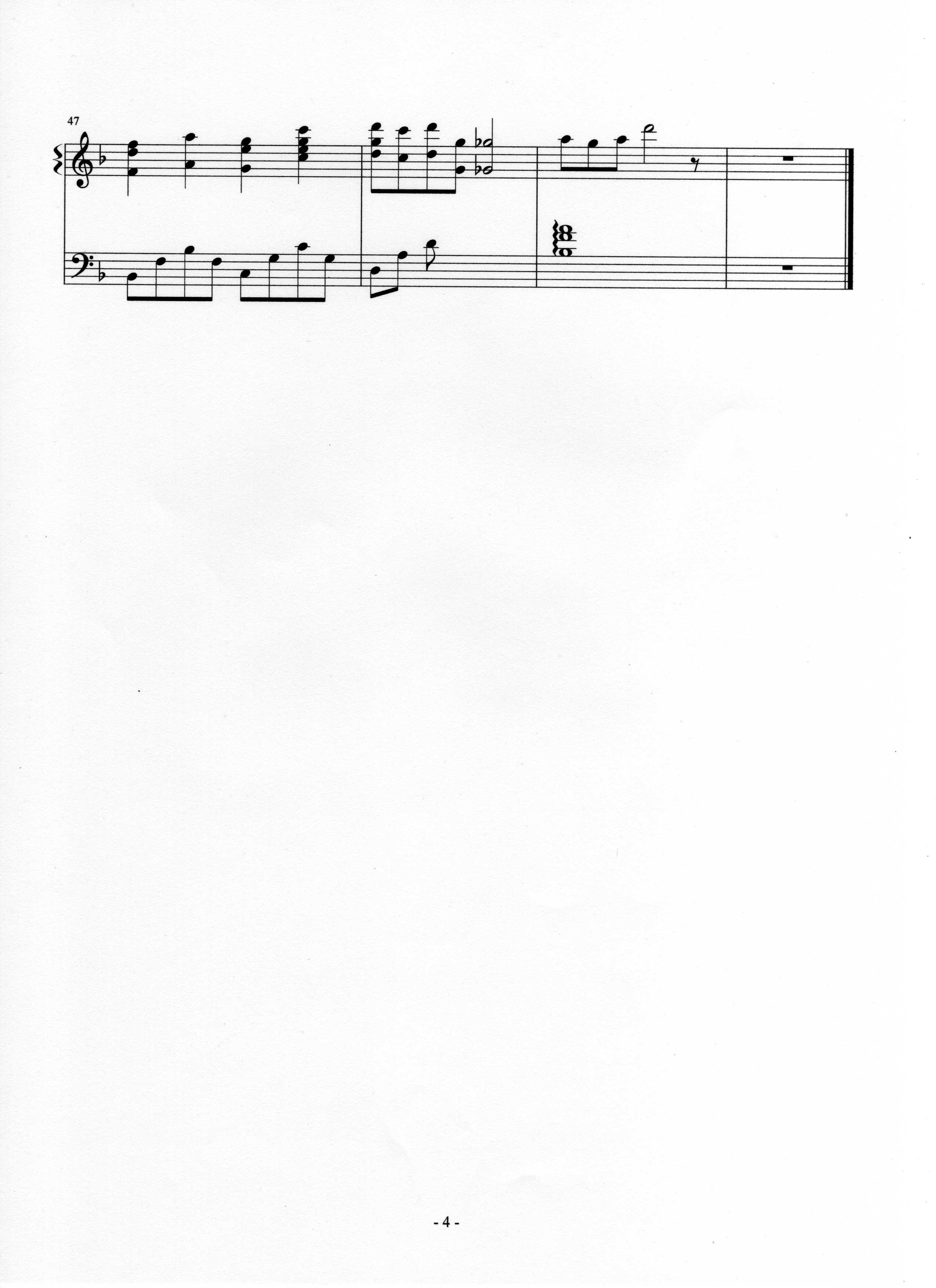 奏之曲 综合版钢琴曲谱（图4）