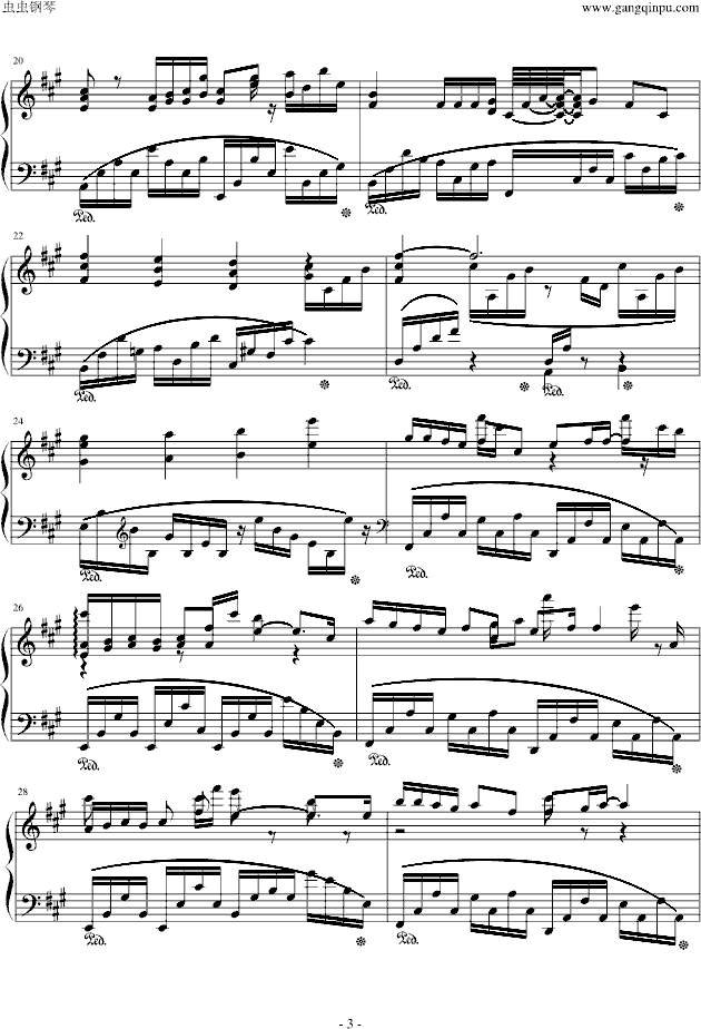 I Remember钢琴曲谱（图3）