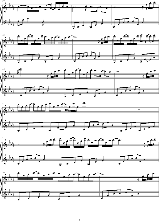 空房間钢琴曲谱（图3）