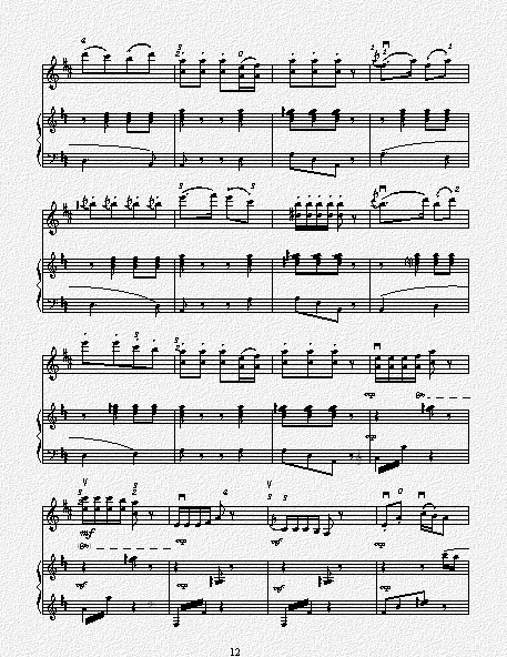 张延龄《欢乐的养鸡场》钢琴曲谱（图12）