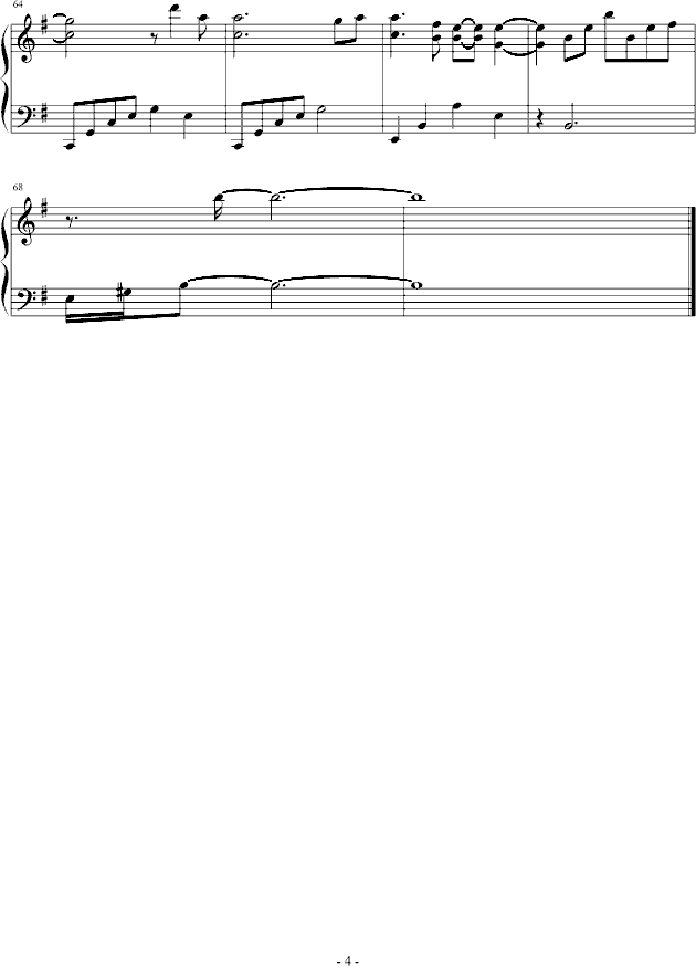 我们的爱 -编配独奏版钢琴曲谱（图4）
