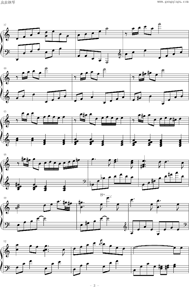 The changing seasons钢琴曲谱（图3）