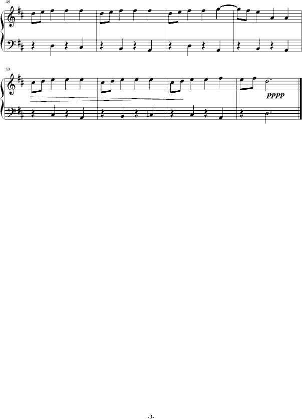 宠物小精灵1号路口钢琴曲谱（图3）