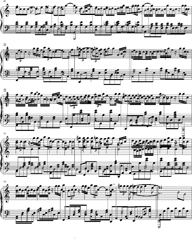 疯人愿钢琴曲谱（图2）