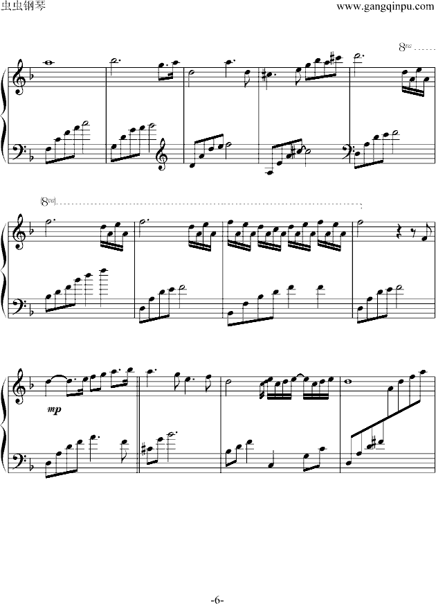 You and me钢琴曲谱（图6）