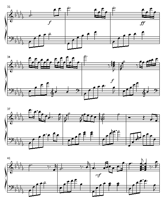 tears钢琴曲谱（图3）