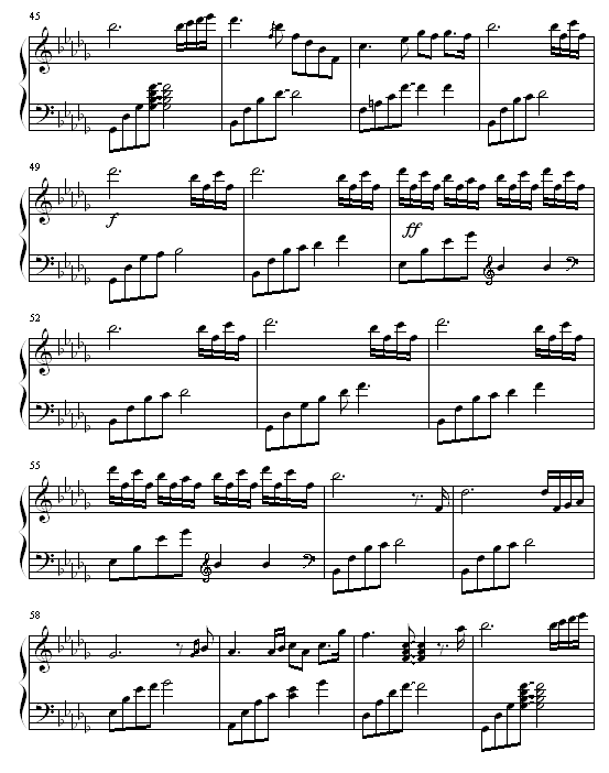 tears钢琴曲谱（图4）