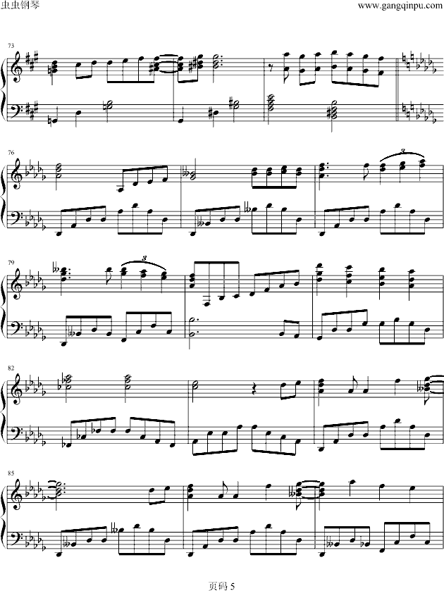 Only Love钢琴曲谱（图5）