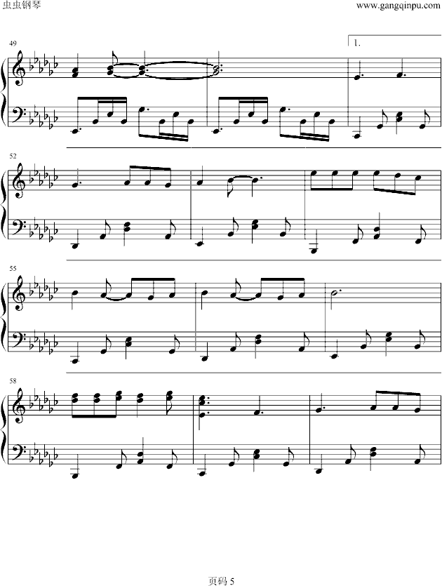 Bolero钢琴曲谱（图5）