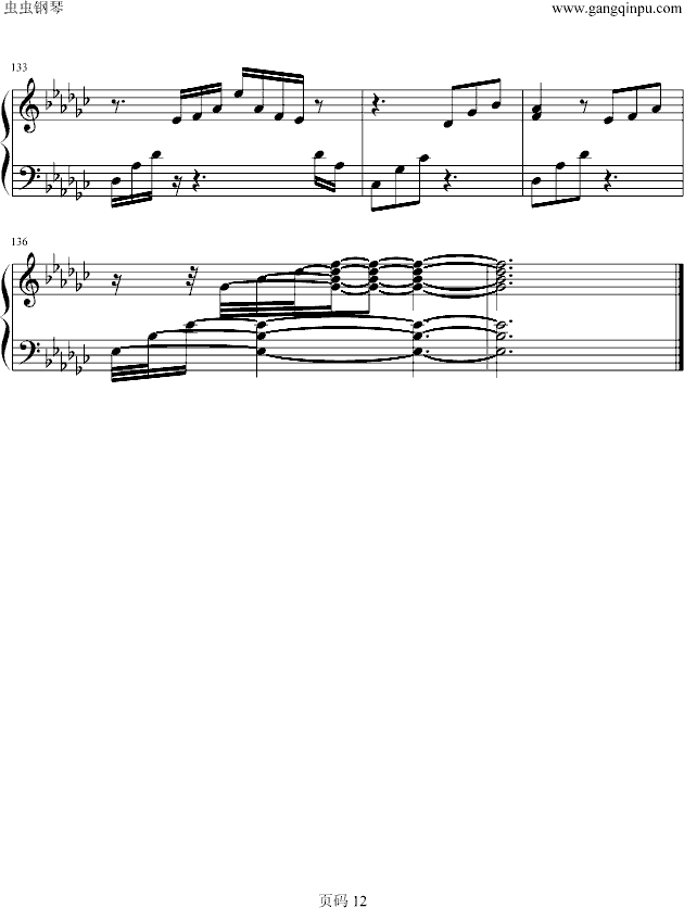 Bolero钢琴曲谱（图12）