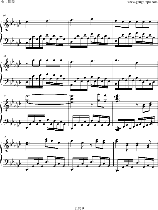 Bolero钢琴曲谱（图9）