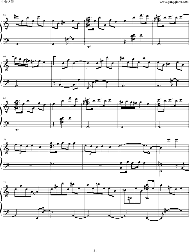 十一月的一天钢琴曲谱（图3）