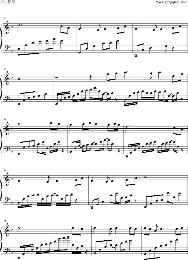 绿野仙踪（专辑《乱红》）钢琴曲谱（图3）