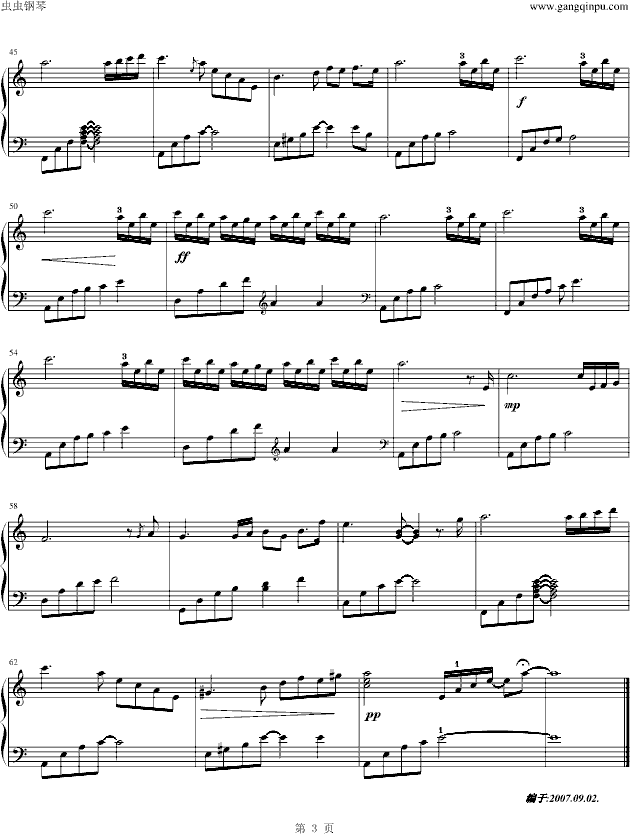 tears钢琴曲谱（图3）