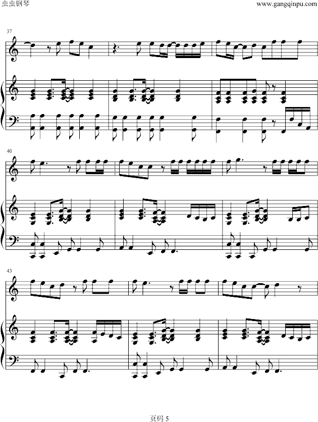 Miracle钢琴曲谱（图5）