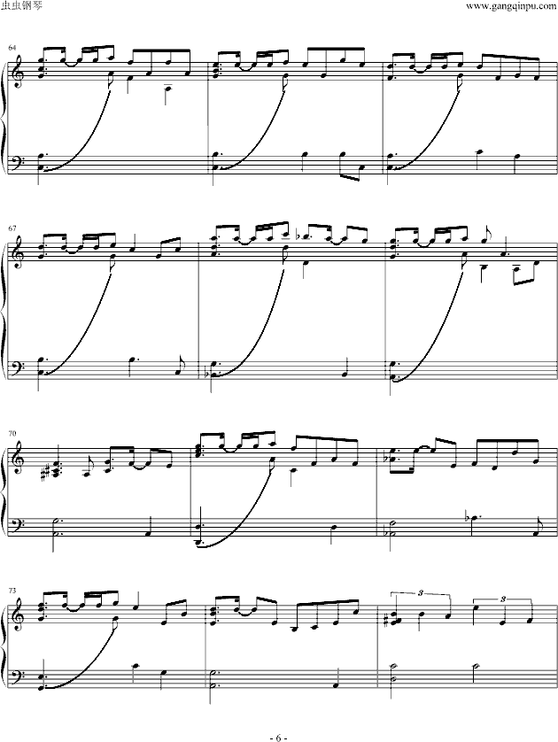 Sky钢琴曲谱（图6）