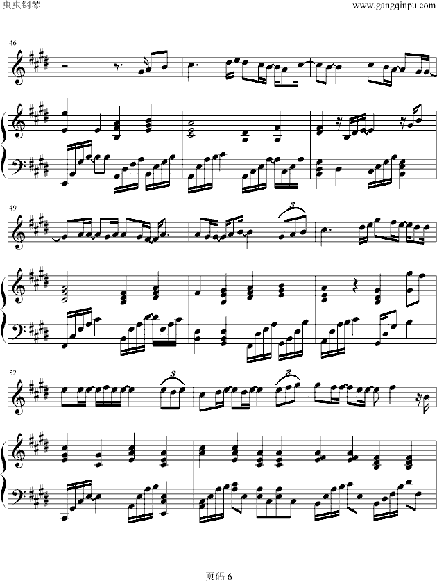 人形钢琴曲谱（图6）