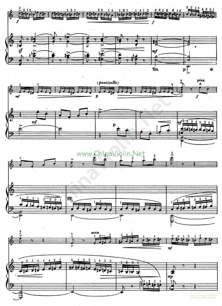 野蜂飞舞      (小提琴谱+钢琴伴奏谱)钢琴曲谱（图3）