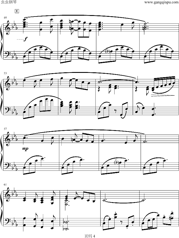 Blue Fields钢琴曲谱（图4）