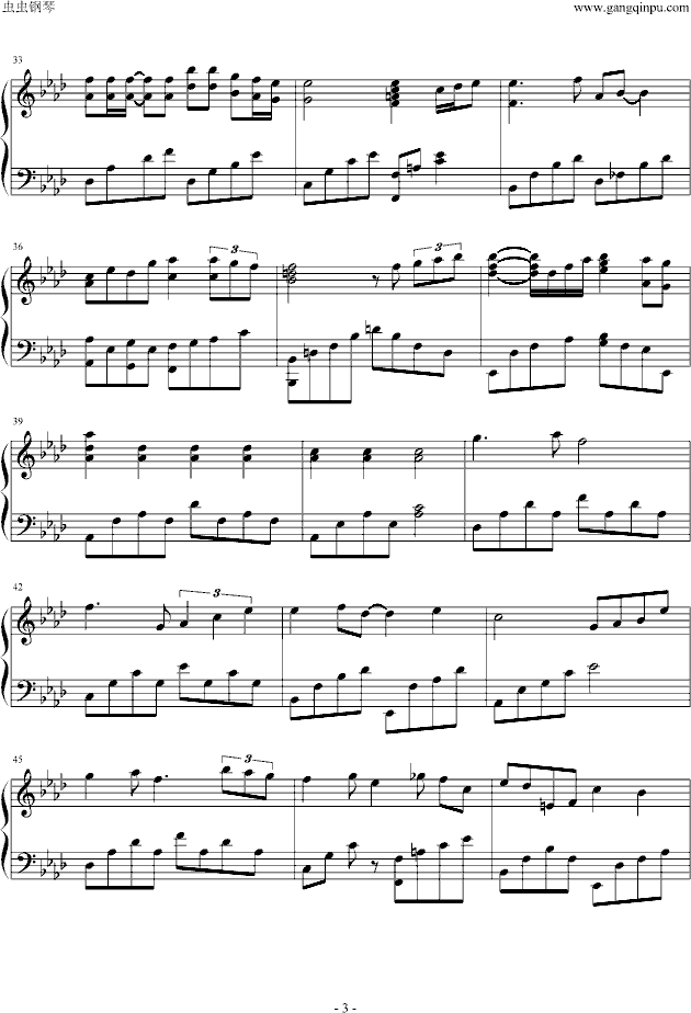 my memory钢琴曲谱（图3）