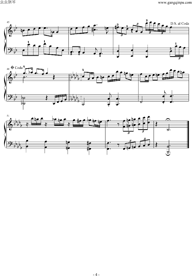 蔷薇狱乙女钢琴曲谱（图4）