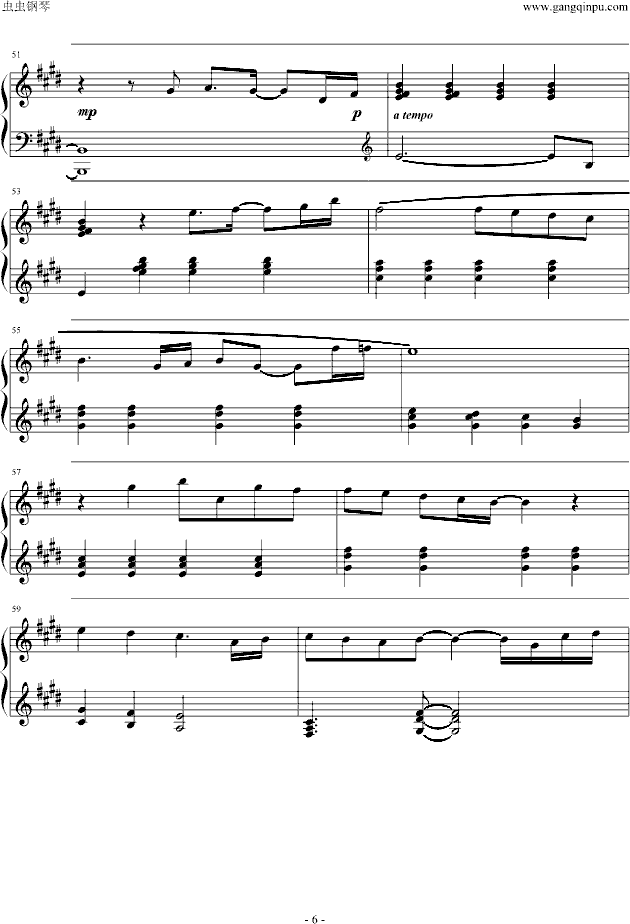 melodies of life钢琴曲谱（图6）