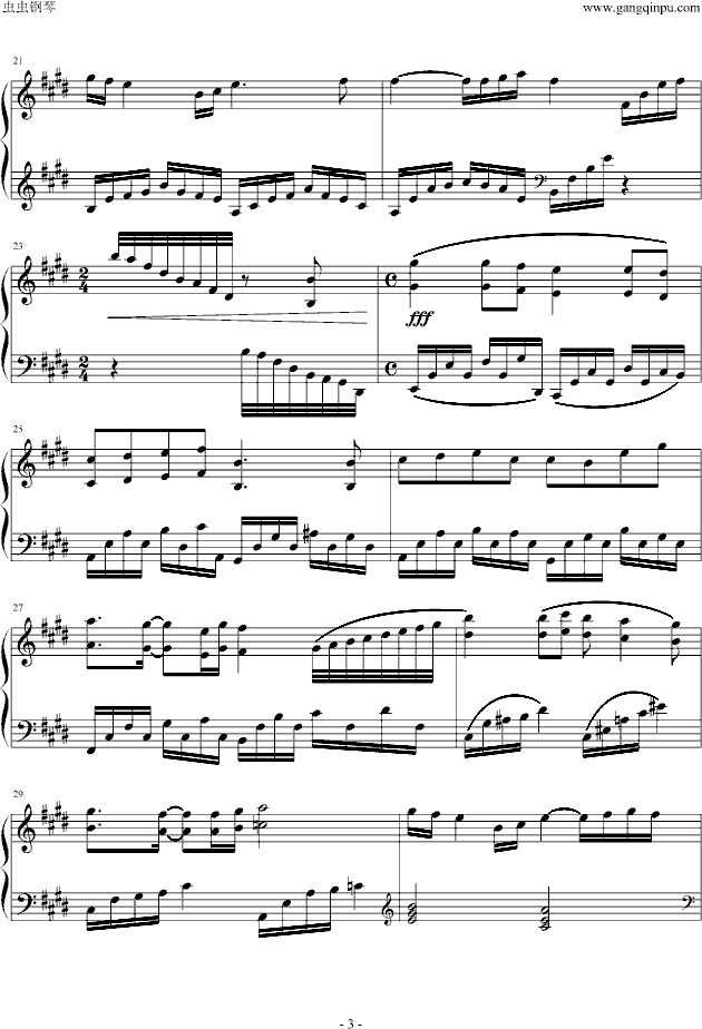 melodies of life钢琴曲谱（图3）