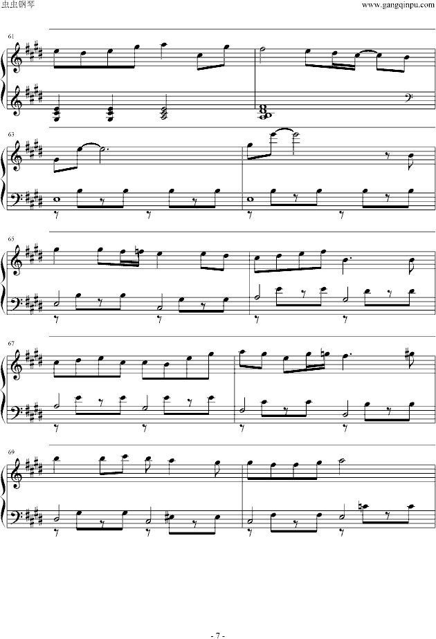 melodies of life钢琴曲谱（图7）