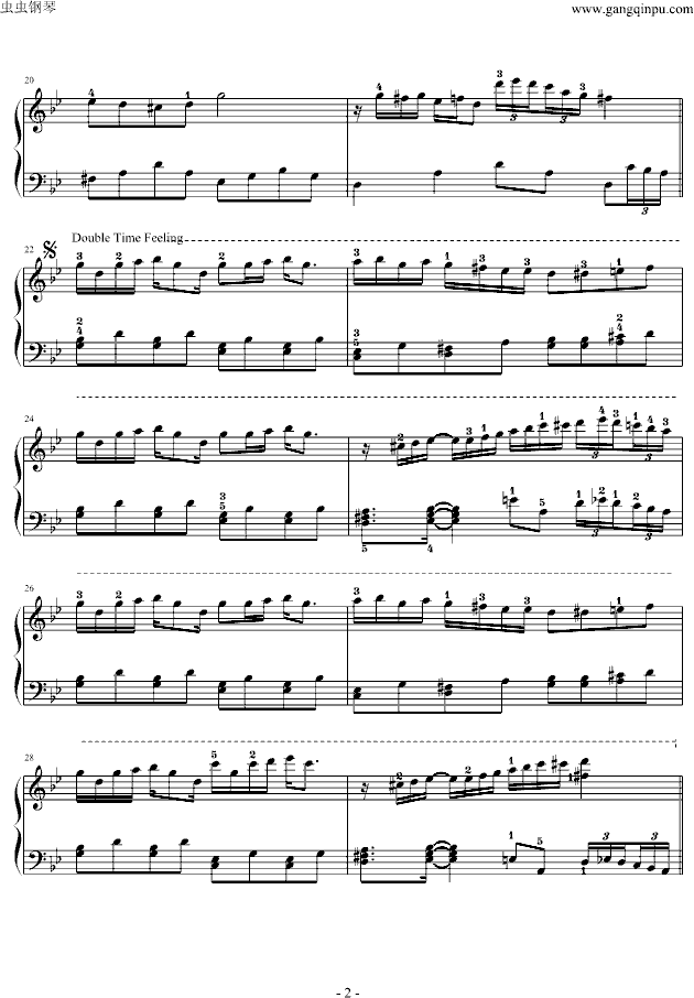 蔷薇狱乙女钢琴曲谱（图2）