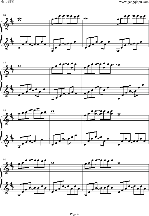 valentine`s day钢琴曲谱（图6）