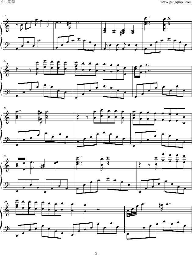 A Scene Of La Seine钢琴曲谱（图2）