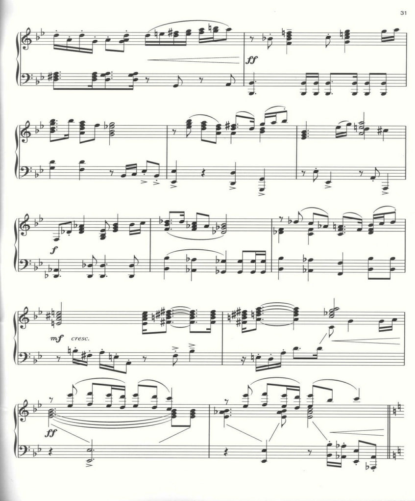 侏罗纪公园钢琴曲谱（图6）
