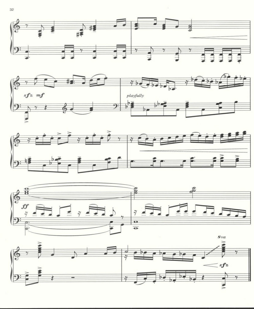 侏罗纪公园钢琴曲谱（图7）
