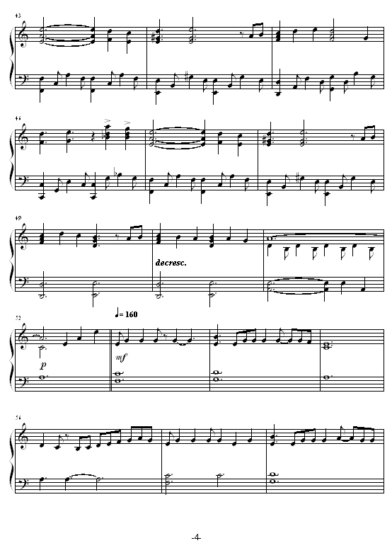 冰莲-韩剧《宫》配乐钢琴曲谱（图4）