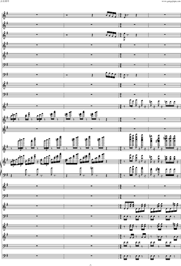 糖果仙子舞曲钢琴曲谱（图7）