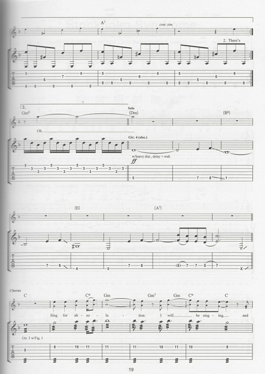 SING FOR ABSOLUTION钢琴曲谱（图4）